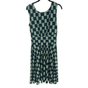 Ann Taylor factory green floral dress size 4